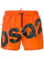 acheter shorts de bain hommes dsquared2 dsq2 logo orange